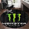 1 Stück Energy Drink Runder Teppich, Rutschfeste Stuhlmatte, Heimdekoration, Kreis-Teppich Perfekt für Büro, Schlafzimmer, Wohnzimmer, Weihnachtsgeschenk