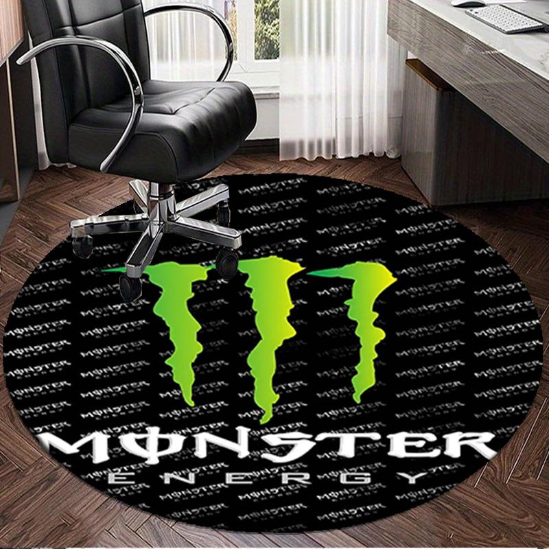 1 Stück Energy Drink Runder Teppich, Rutschfeste Stuhlmatte, Heimdekoration, Kreis-Teppich Perfekt für Büro, Schlafzimmer, Wohnzimmer, Weihnachtsgeschenk