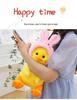 Cuddly Yellow Duck Doll Plush Toy and Pillow