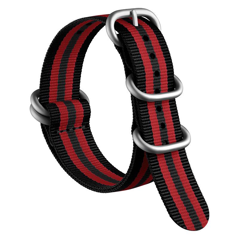 Bracelet de Montre NATO en Nylon Épaissi Xinlei - Bracelet Universel en Toile Tissée 20/22mm