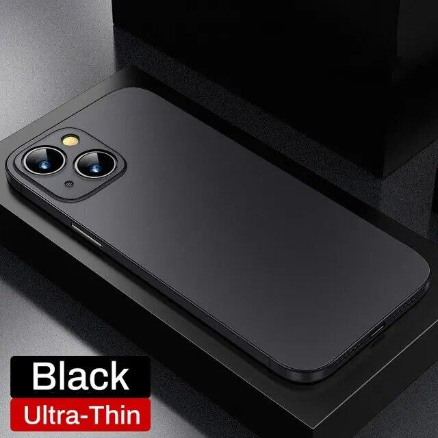 Ultra Thin Soft PP Case For iPhone 15 14 13 12 Mini 11 Pro X XR XS Max 7 8 Plus SE2 Matte Hard Back Translucent Clear Slim Cover