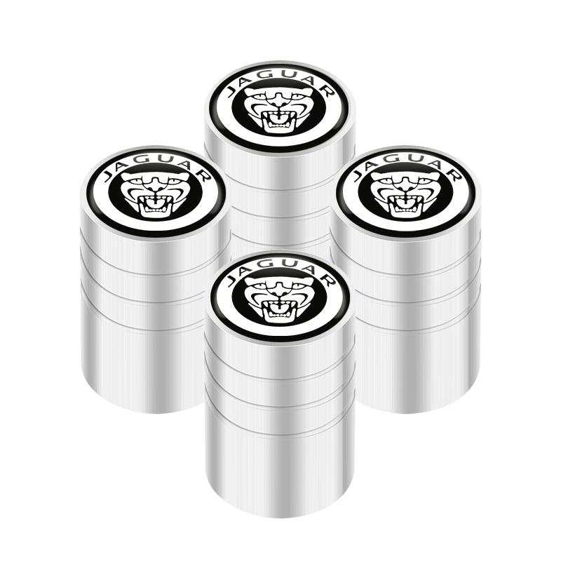 Car Wheel Tire Air Valve Caps Stem Cover with Color Brand Logo For Jaguar XF 250 X Type F Pace Xj X351 Xe S-Type XFR XKR XEL HH1