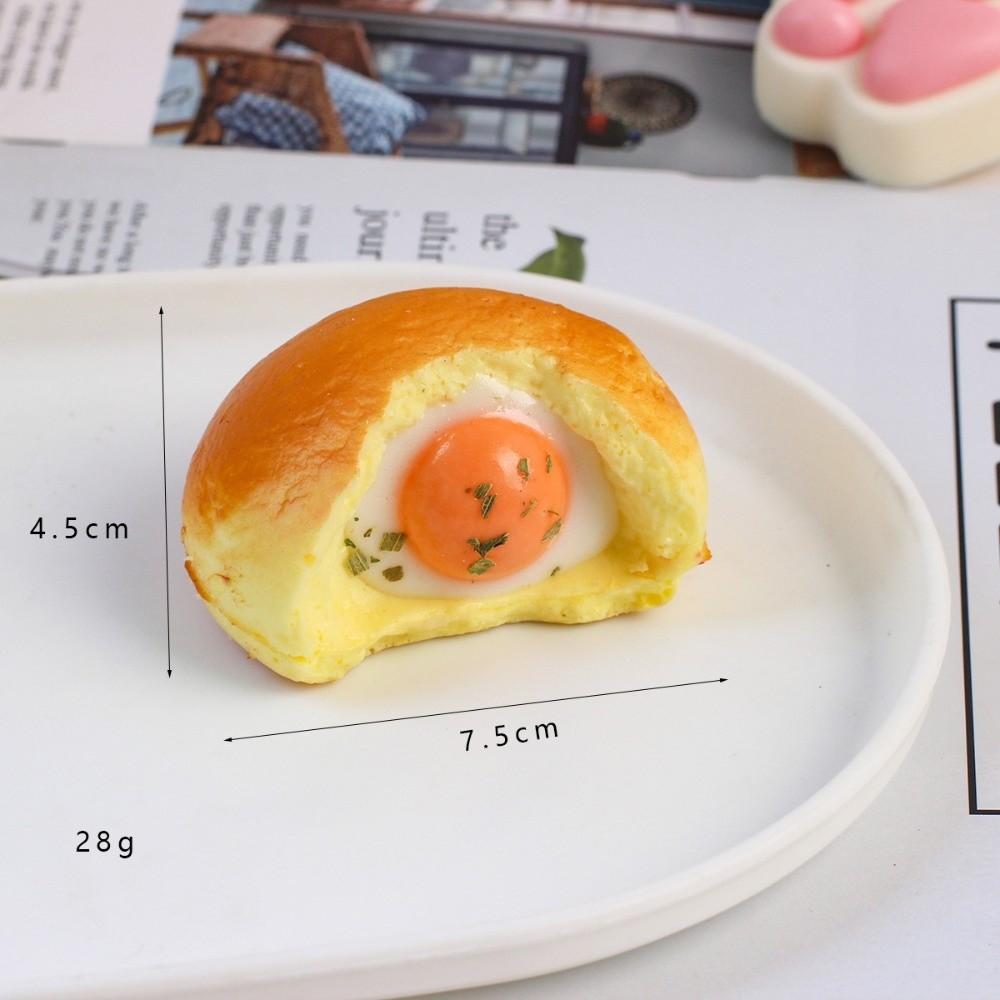 Slow Rebound Squishy Bread Toy Donuts Squeeze Toy Realistic Simulation Bread Toy Photography Props