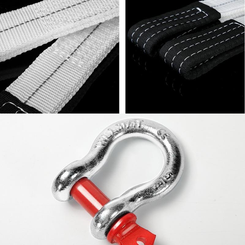 Automobile Emergency Flat Belt Trailer Rope, Crane Hoist Sling, 30-ton 9-meter Flat Forklift Sling, Rescue Rope