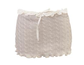Jemeta Cable Knit Tie Skirt