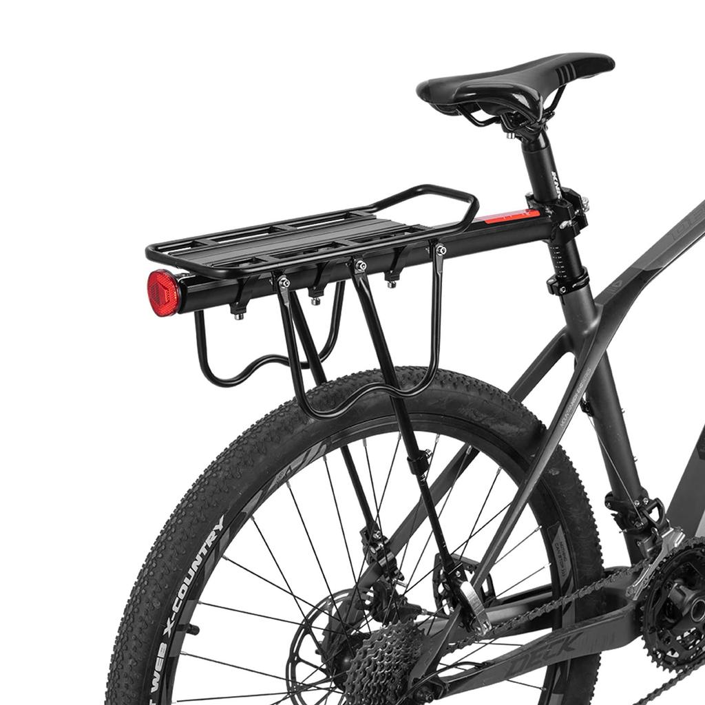 ROCKBROS Bicycle Rear 25kg Weight Easy Reflector Aftermarket Rear Carrier for Touring and Mountain Road Bikes Carrier, Capacity, Aluminum,
