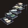 Acrylic Display Riser Organizer Figure Desktop Collectibles Top Stand
