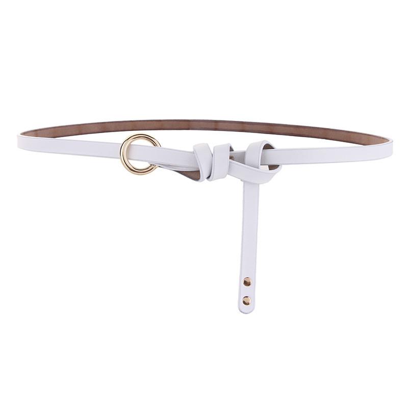 Vintage Cowhide Leather Belt With Circle Design And Hook Fastening For Daily Use