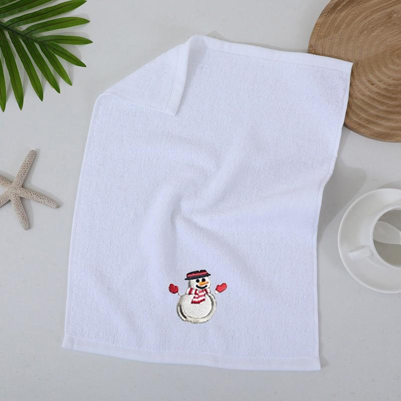 Holiday Gift Towel Embroidery Christmas Halloween Kitchen Towel Embroidery