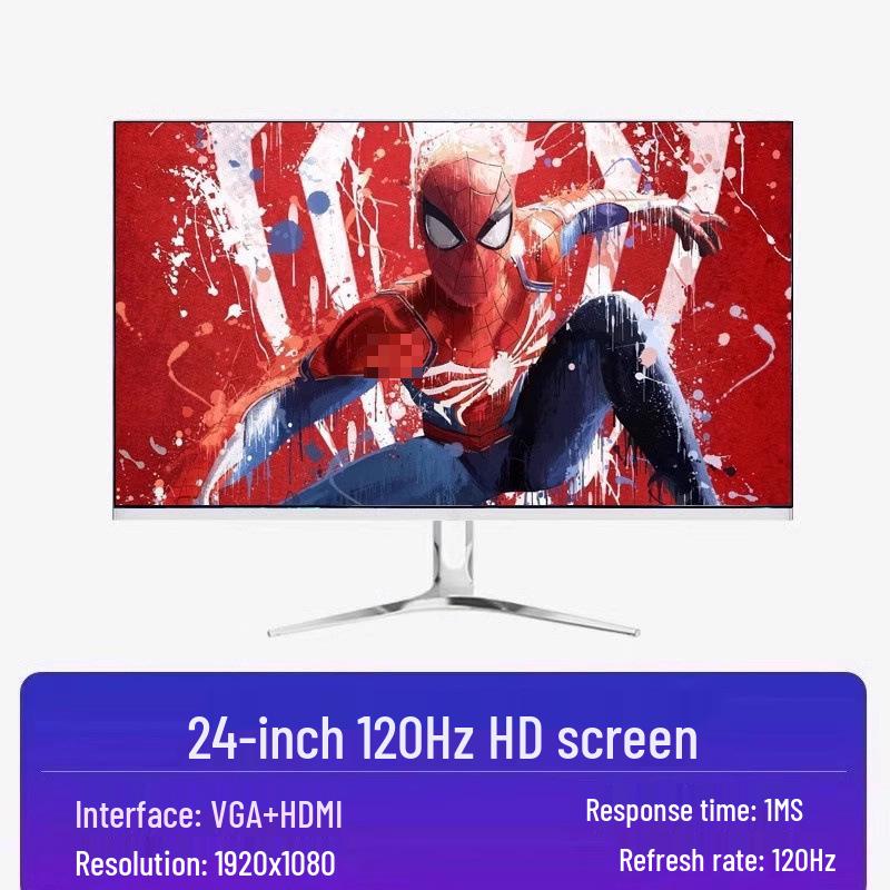 24-Inch Borderless HD Desktop Monitor Screen