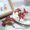 Handmade Five-Prong Plum Flower Wedding Hairpin Arrangement