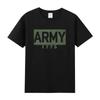 2026 New American Summer Military Tactical Training Army Retro Print Enthusiast Pure Cotton Tshirt for Unisexs Clothing T Shirt