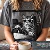 Cat Mom T-shirt Funny Gangster Cat T-shirt Vintage Cat Lover T-shirt Unisex T-Shirt Gangster Cat Cat Photo T-Shirt Graphic Cat Meme T-shirt