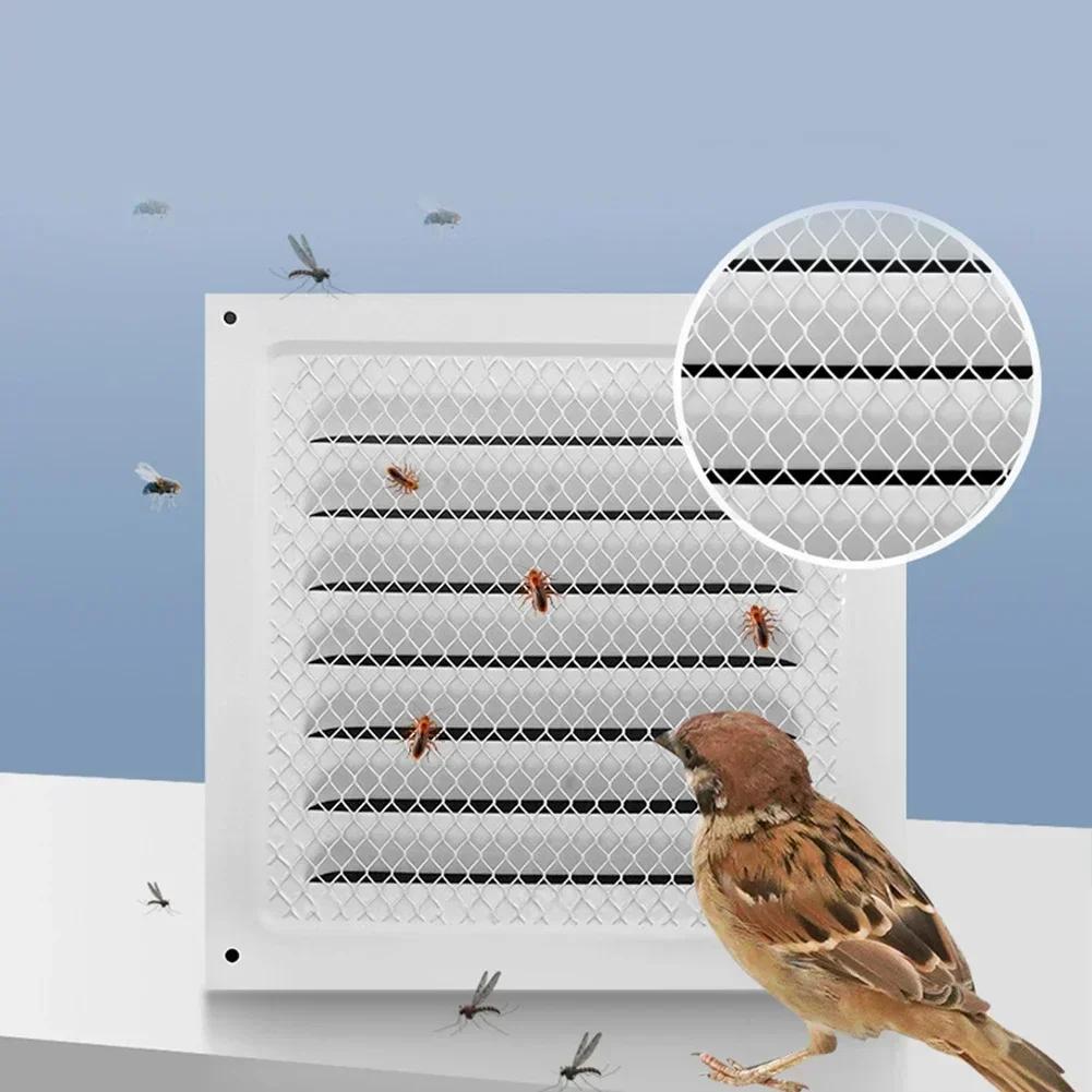 Square Ventilation Grille Return Grille With Protective Grille HVAC Electric Box Heat Dissipation Louver Panel Replace