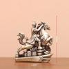 Bronze Horse Desktop Decoration Living Room Tea Table Sculpture Metal Craft Home Decorations