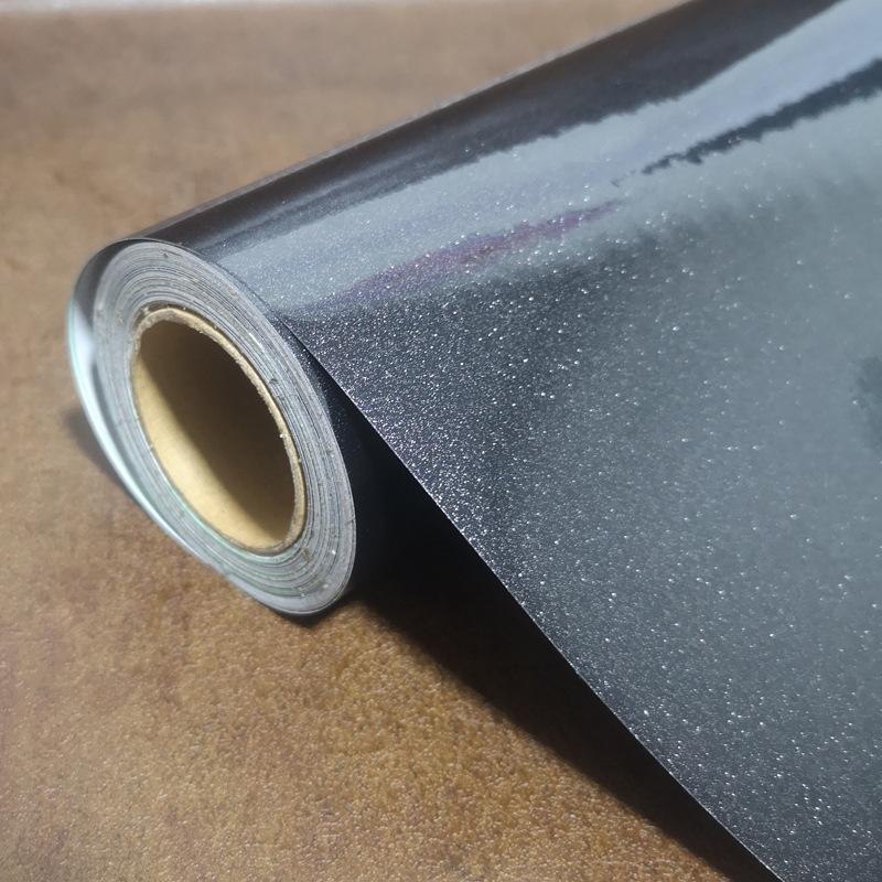 Waterproof Black Wood Grain Self-Adhesive Wallpaper for Light-Blocking and Furniture Renovation