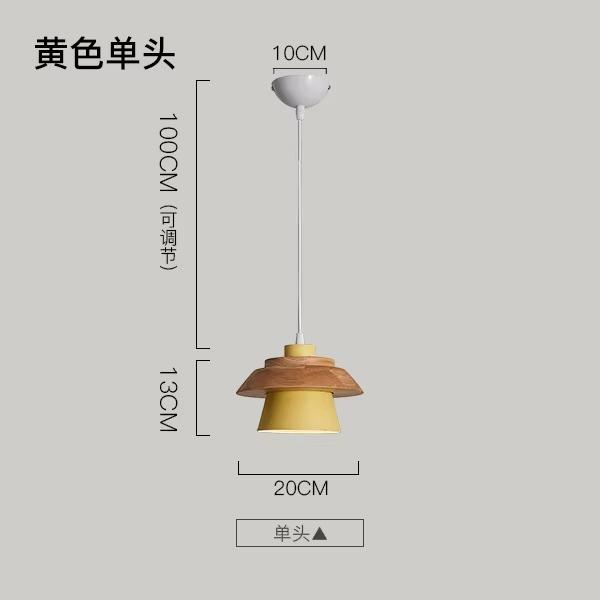 

Современный деревянный подвесной светильник Скандинавский Макарон Разноцветный Минималистичный Подвесные лампы Гостиная Прикроватный Кофейный Внутреннее Декоративное Освещение