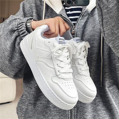 Kleine witte schoenen heren zomer ademend trend veelzijdig witte schoenen hoogwaardige witte board schoenen sport casual herenschoenen lente