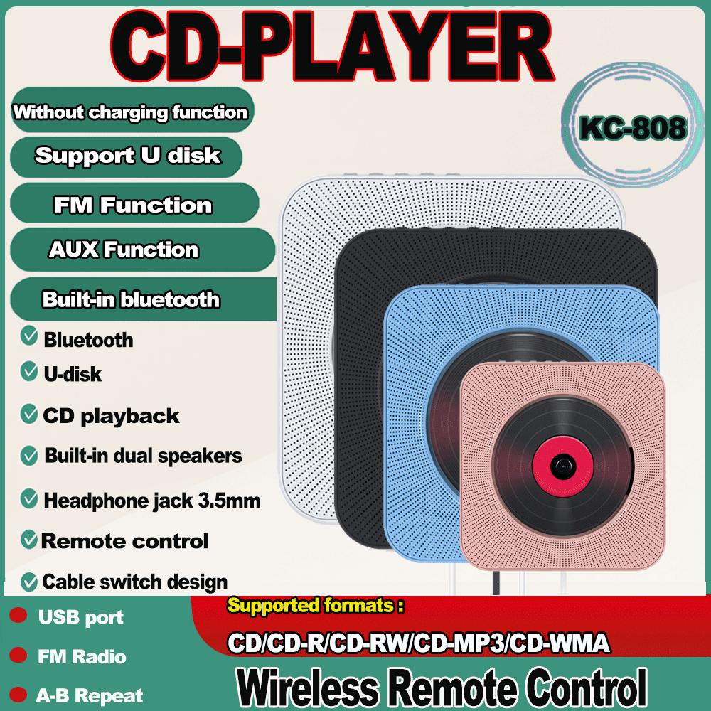 

Bluetooth-CD-плеер со светодиодным дисплеем (Без функции зарядки) чёрный