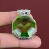 Fasettslipat Peridot Hänge Äkta Ädelsten Smycken Handgjort Hänge 925 Sterlingsilver Hänge Vintage Hänge Gåvor Till Honom Silversmycken