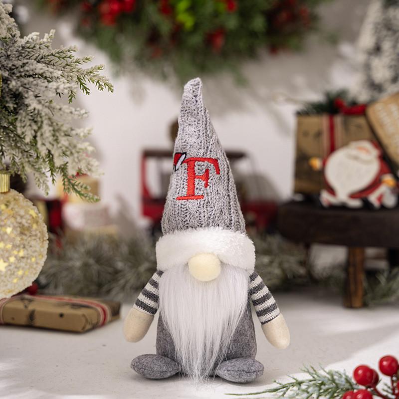 Adorable Christmas Gnome Figurine With Knitted Hat Perfect For Festive Decor
