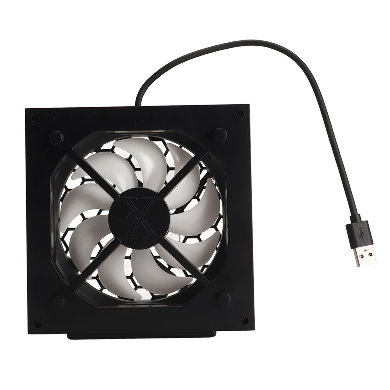 

Верхний вентилятор консоли 3 скорости 7 режимов подсветки Верхний охлаждающий вентилятор с RGB LED Порт USB 3.0 USB 2.0 для Xbox