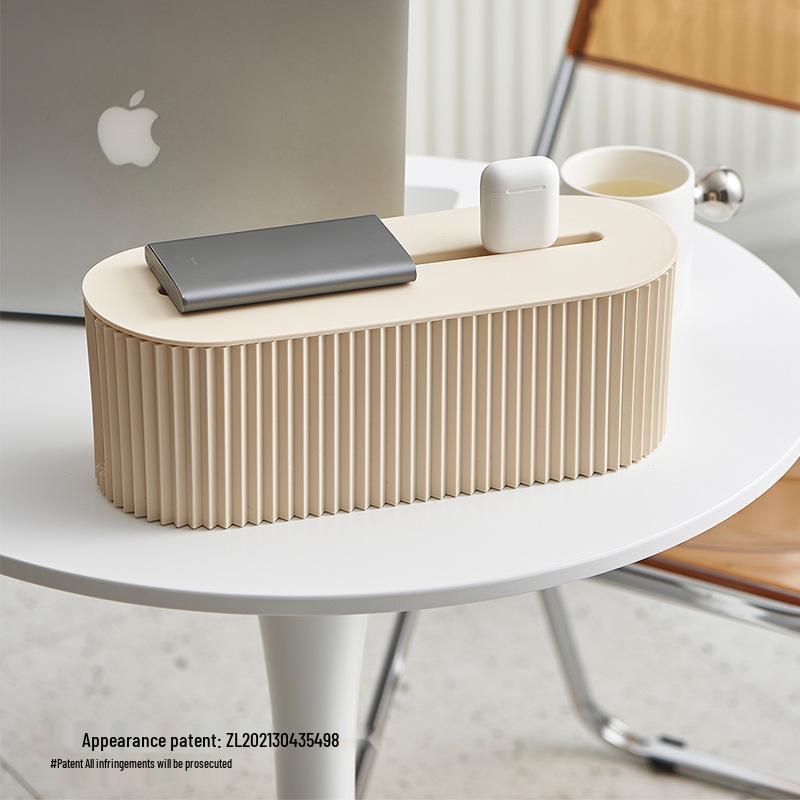 Power Strip Organizer Box - Cord Management and Storage Solution