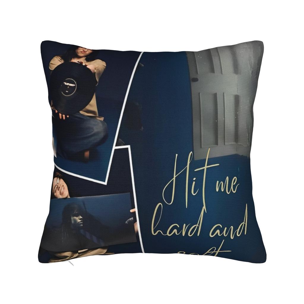 Famous Singer BBillie EEilish  Pillowcase Polyester Cushion Cover Gift Throw Pillow Case Cover Home Drop Shipping 40X40cm
