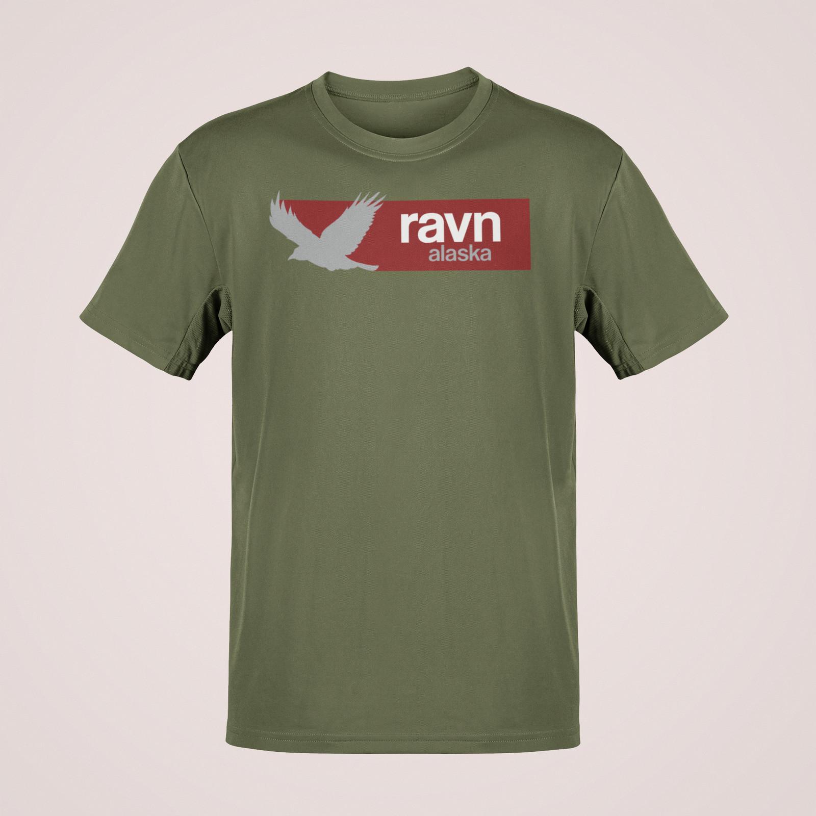 Ravn Alaska Airlines Vintage Logo T-Shirt Aviation Enthusiast S разноцветный