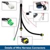 H11 H8 880 881 Fog Light Wiring Harness For Toyo'Ta 2005- Tacoma W/OEM Factory Style ON/Off Switch Kit & 40A Relay Fog Lamps Socket Wire Connector