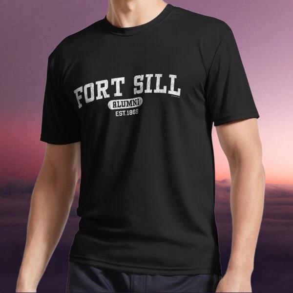 New Shirt Fort Sill Alumni - US Army Art Active Logo T-Shirt Funny Size S to 5XL 3XL