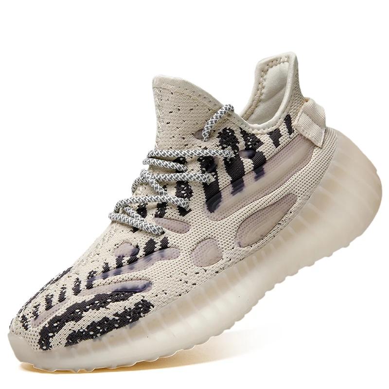 New Sneakers Men Shoes Mesh Breathable Male Trainers Street Trend Platform Walking Shoes For Men Light Sports Running Shoes