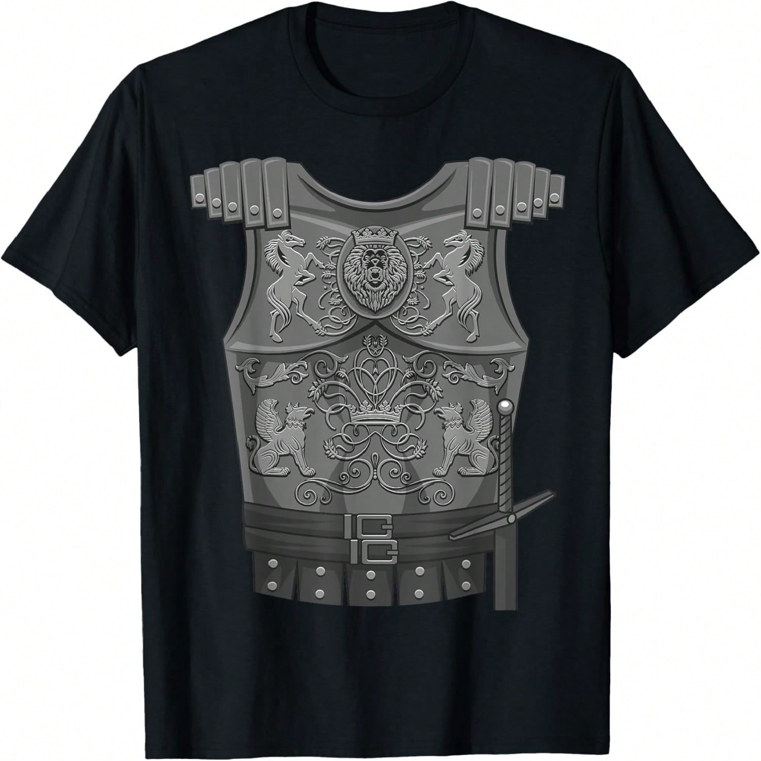 Control Industry Cascade T-Shirt - Unisex Adult, Black, Small S