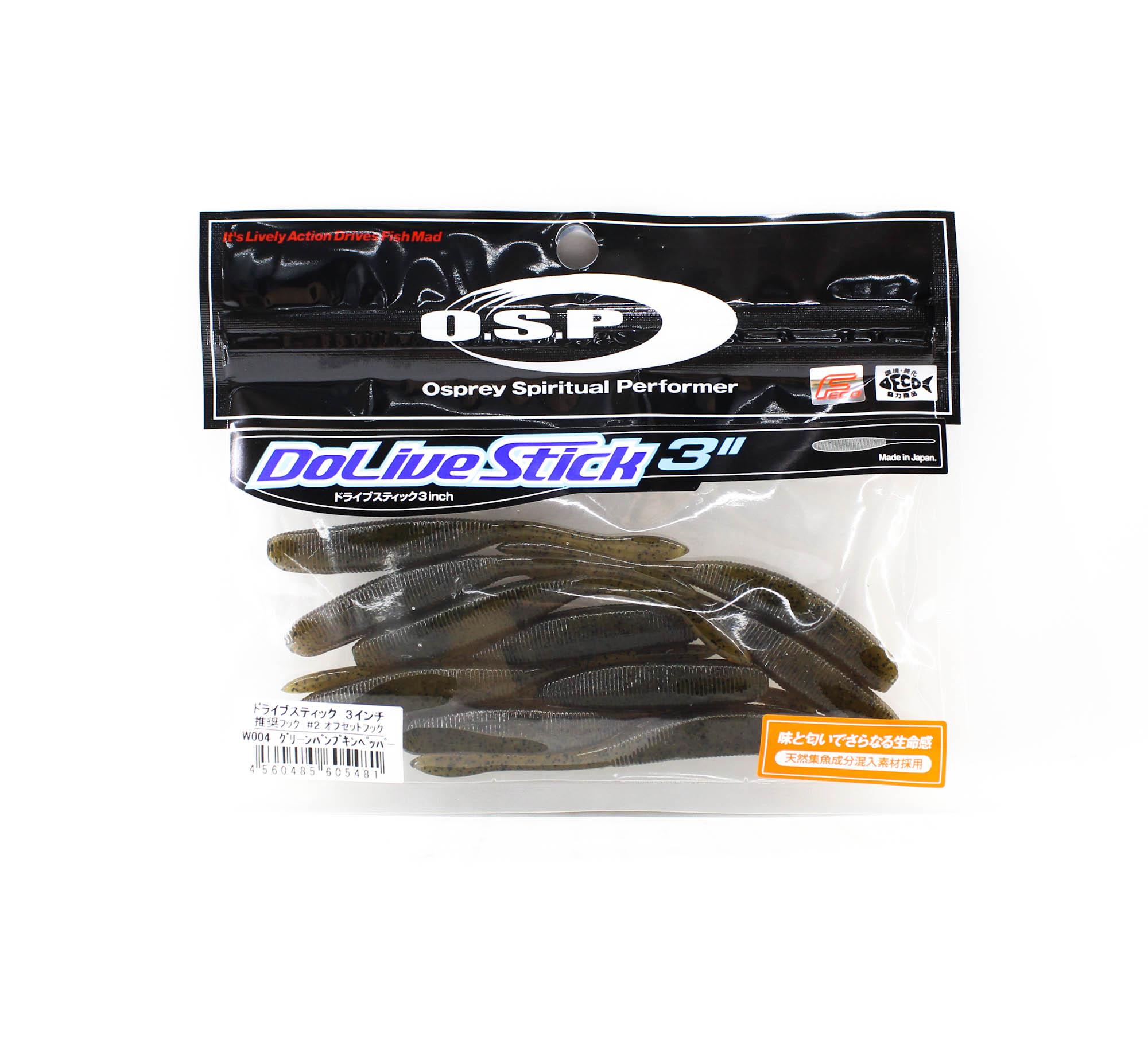 

Мягкая приманка OSP Dolive Stick 3 дюйма W-004 (5481)