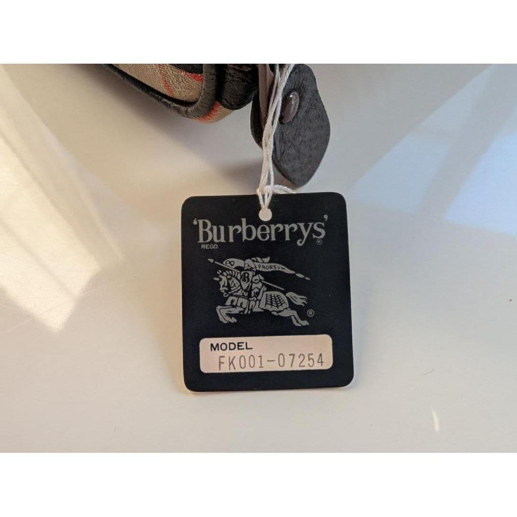 Used [Unused, with tags] Burberrys Second Bag Nova Check Made in Japan