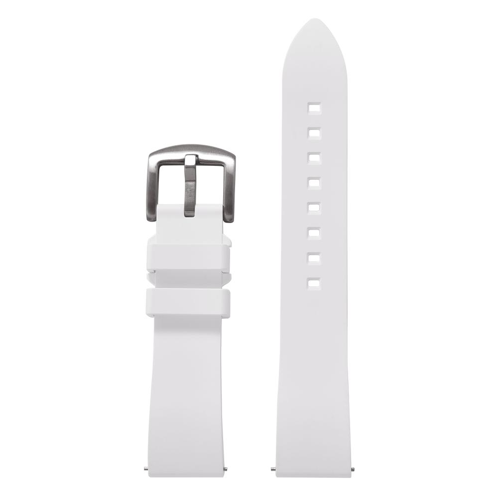 Klassisches FKM-Gummi-Uhrenarmband 18mm 19mm 20mm 21mm 22mm 23mm 24mm Schnellverschluss Wasserdicht Tauchen Fluorkautschuk-Uhrenarmband