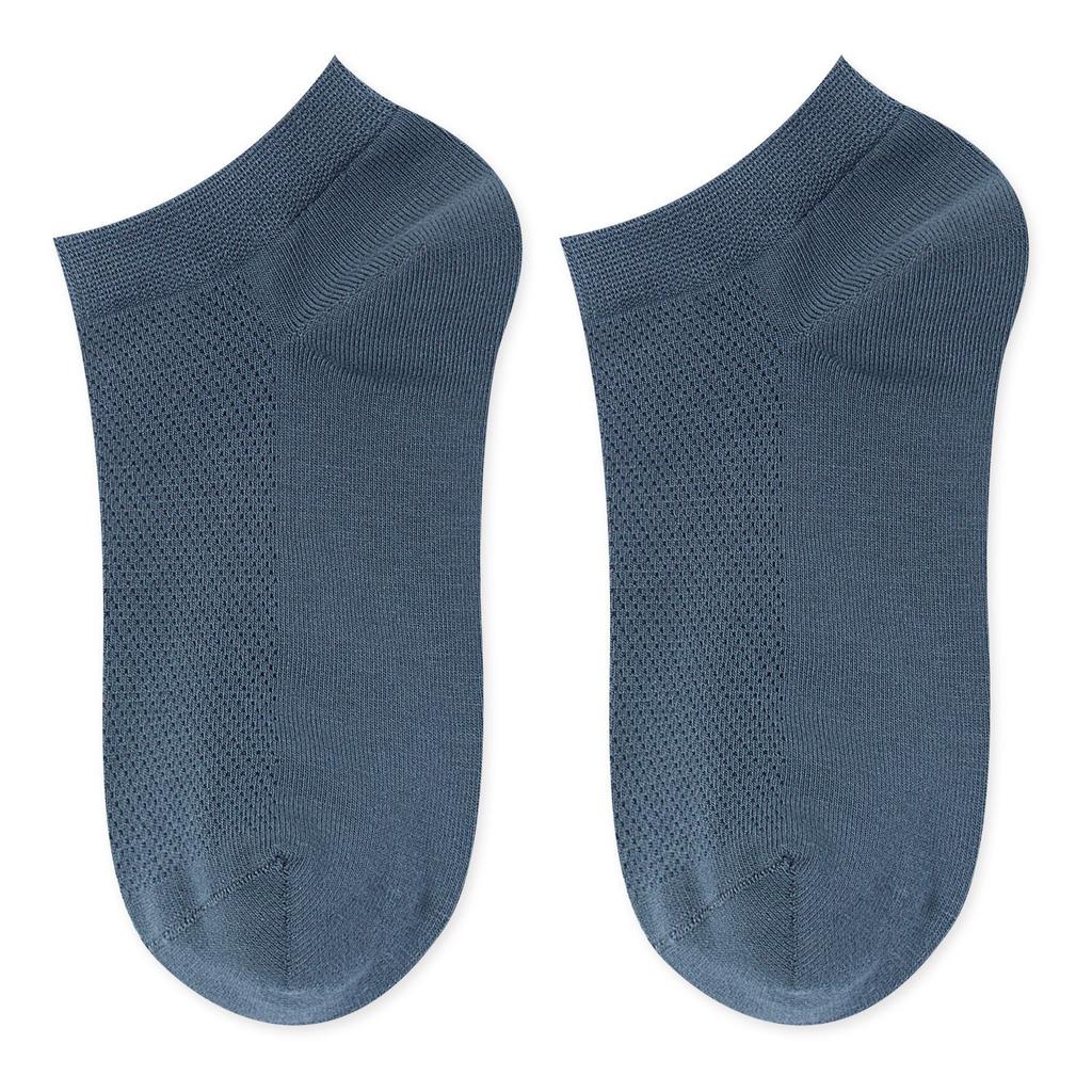 Sock - Summer Lightweight Pure Cotton Anti-Bacterial Odor-Resistant Solid Color Short Socks - Cotton Absorbs Sweat - Simple and Versatile