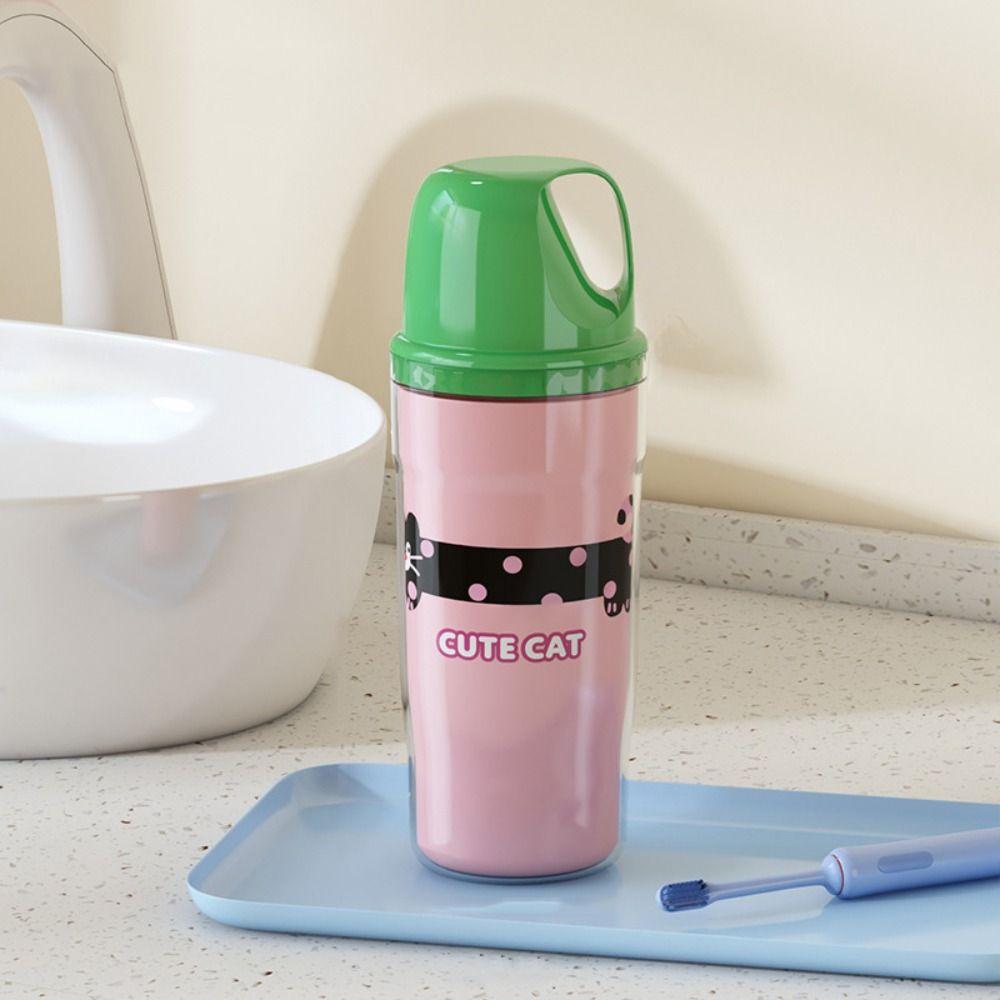 Plastic Toothbrush Cup Portable Travel Wash Cup Durable Mouthwash Cup  Home