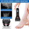 Electric Foot Callus Remover, Rechargeable Portable Electronic Foot File Pedicure Kits, Waterproof Foot Scrubber File, Professional Pedicure Tools,
