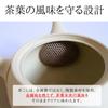 White Round Kyusu (Tokoname Ware Teapot), Made in Japan [Tea Leaves Spread Out / Ceramic Tea Strainer / 420ml] Kitusako Ceramesh, Stylish, Serves 2-3,