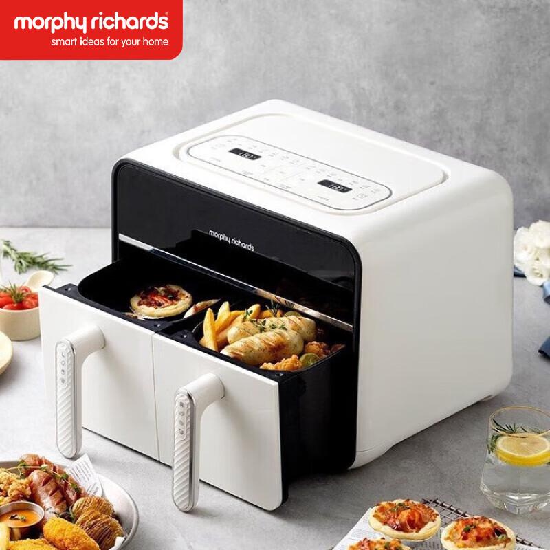 Morphy Richards 8L Dual Basket Steam Air Fryer Oven CN plug (adapter included)