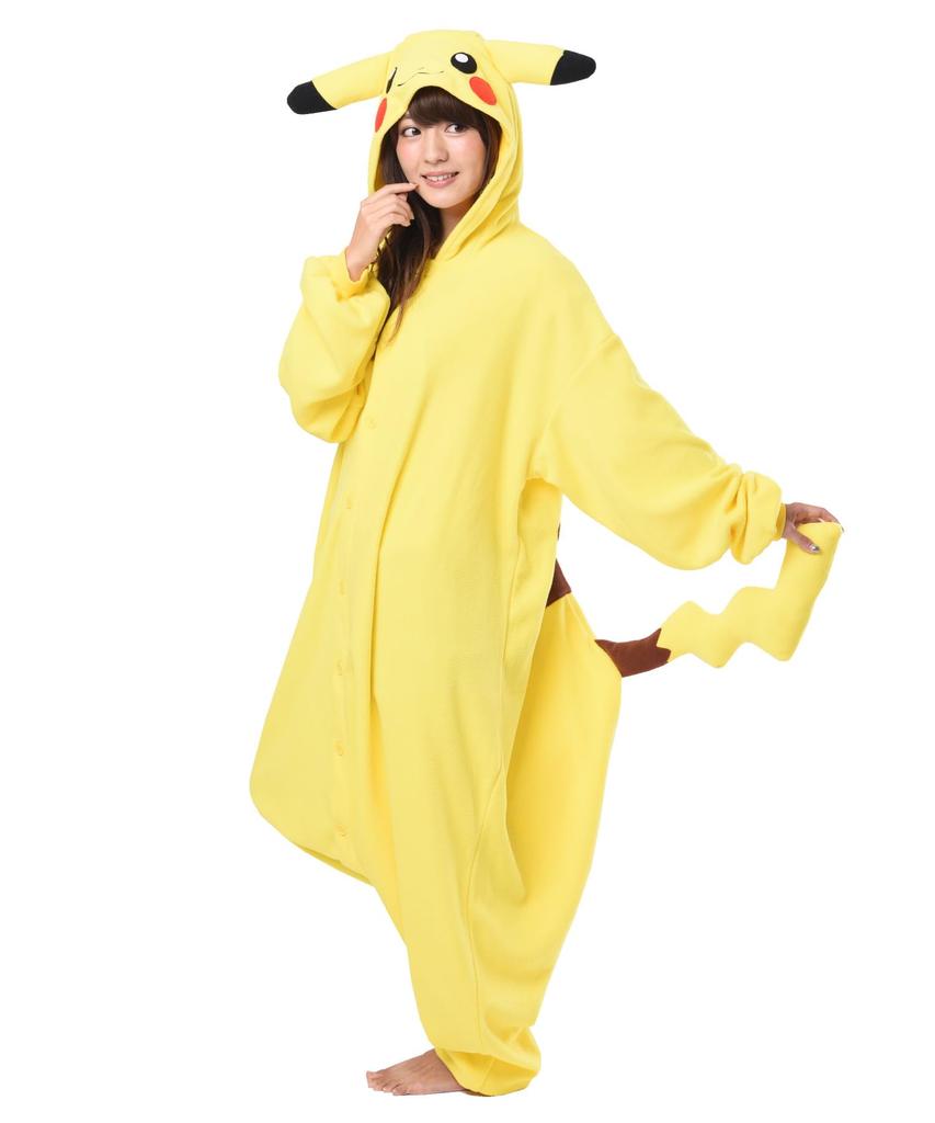 SAZAC Character Pile Kigurumi Pokémon Pikachu