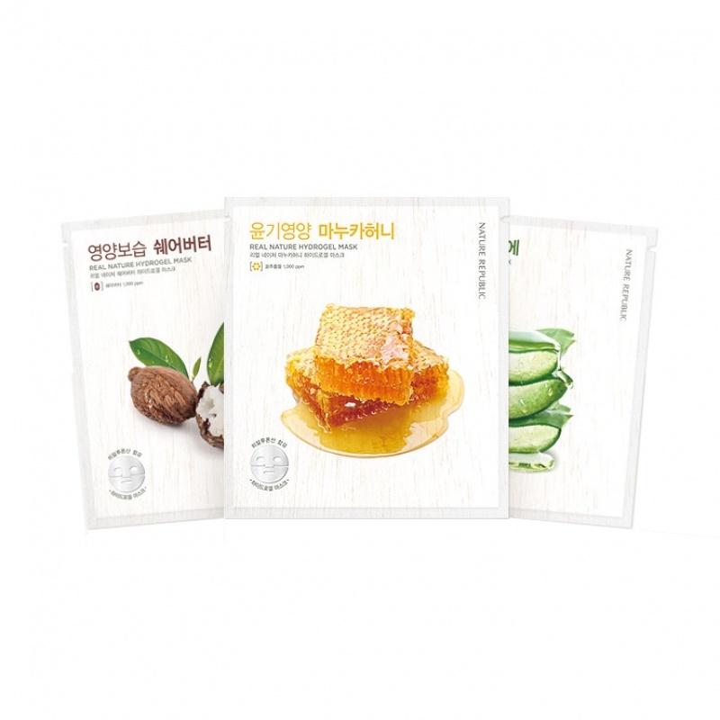 

[Nature Republic] Тканевая гидрогелевая маска Real Nature 25 г