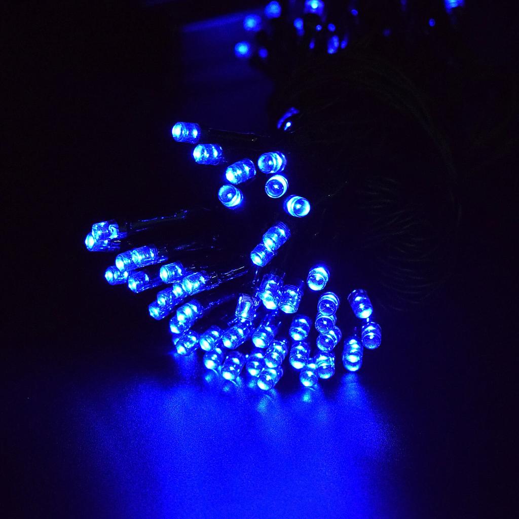 12M 100LED Solar Powered Fairy String Light Christmas Holiday Party Outdoor Garden Decor