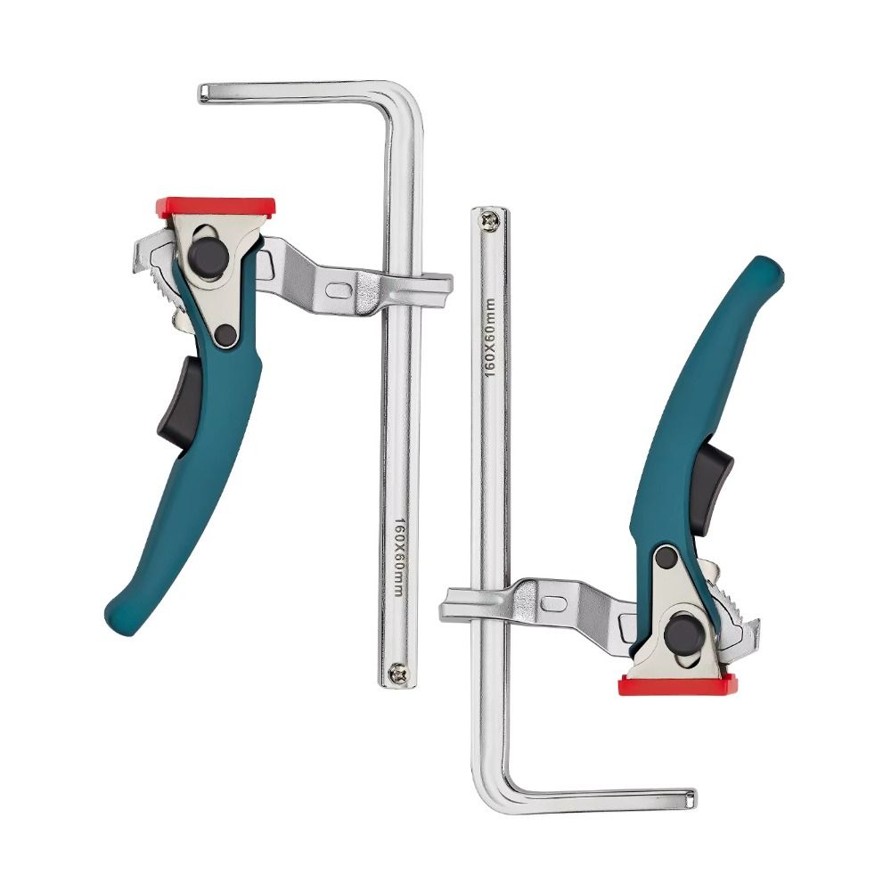 Aluminum Zinc Zinc Alloy Quick Release Clamp Quick Ratchet Bar Clamp Ratcheting Table Clamp  Woodworking