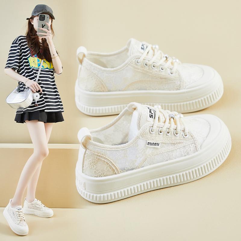 Fashion Casual Woman Shoe Modis New 2025 Small Summer Fisherman Fashion Leisure Lace Casual Woman Shoe Modis 2025 Small New Summer Lace