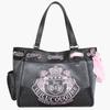 Women Vintage Velvet Embroidered Tote Bag Large Capacity Chic Shoulder Handbag For Shopping