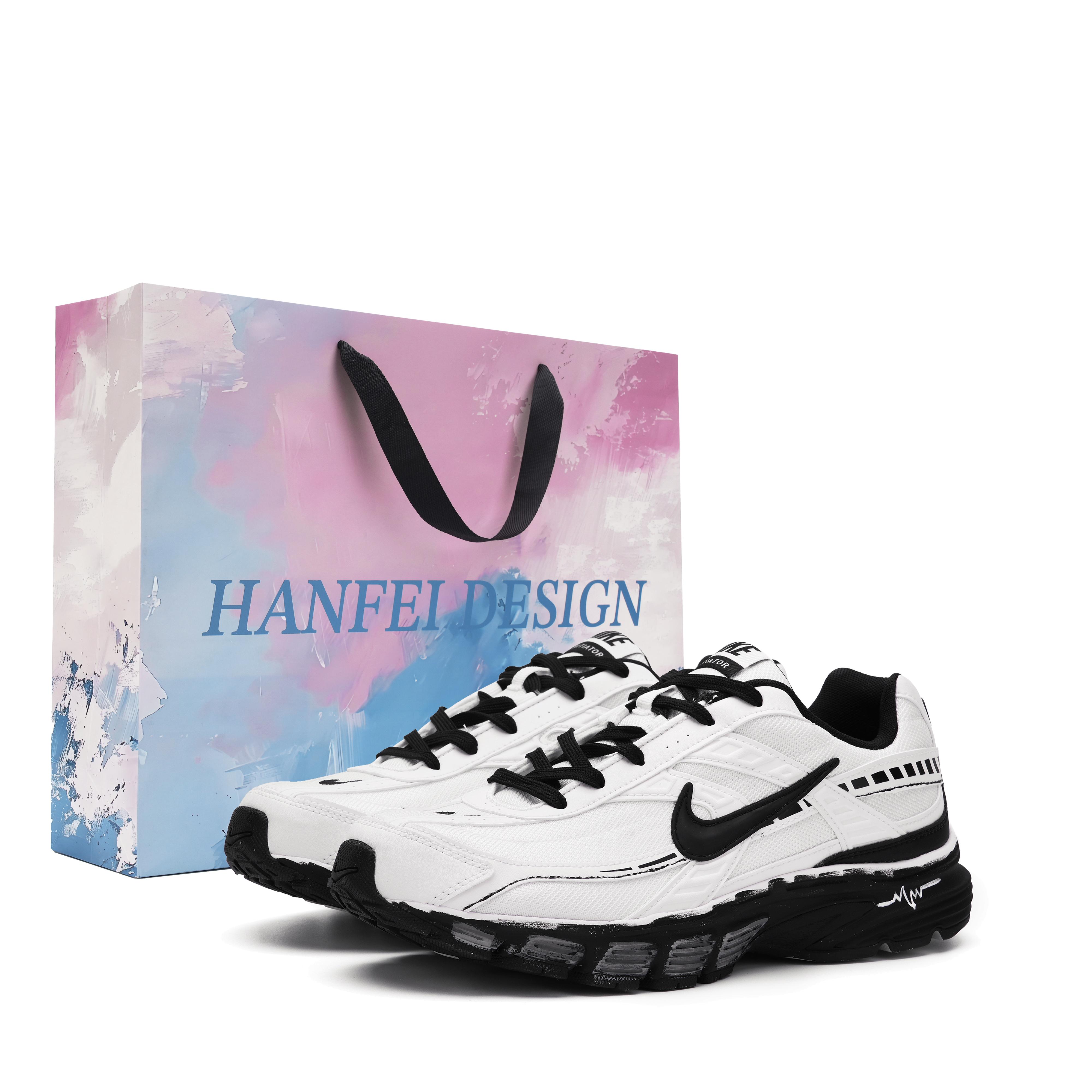 

Nike Initiator Cushioning Abrasion Resistant Coverage Low top Running Shoes Men s White 394055-100(Team1128-LH) 40.5