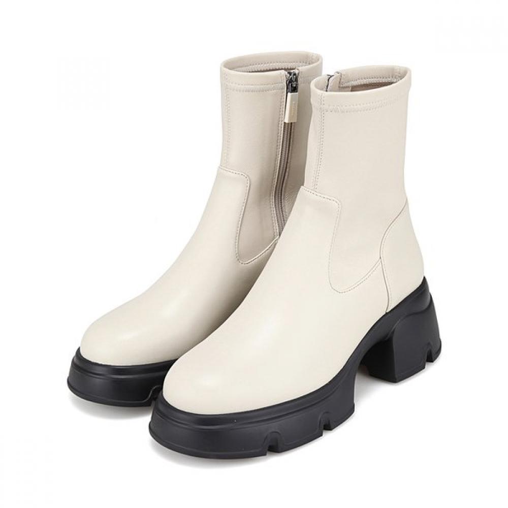 Barbara Lambskin Stretch Mold 6cm Ankle Boots Bbi831iv 250mm 15900₽