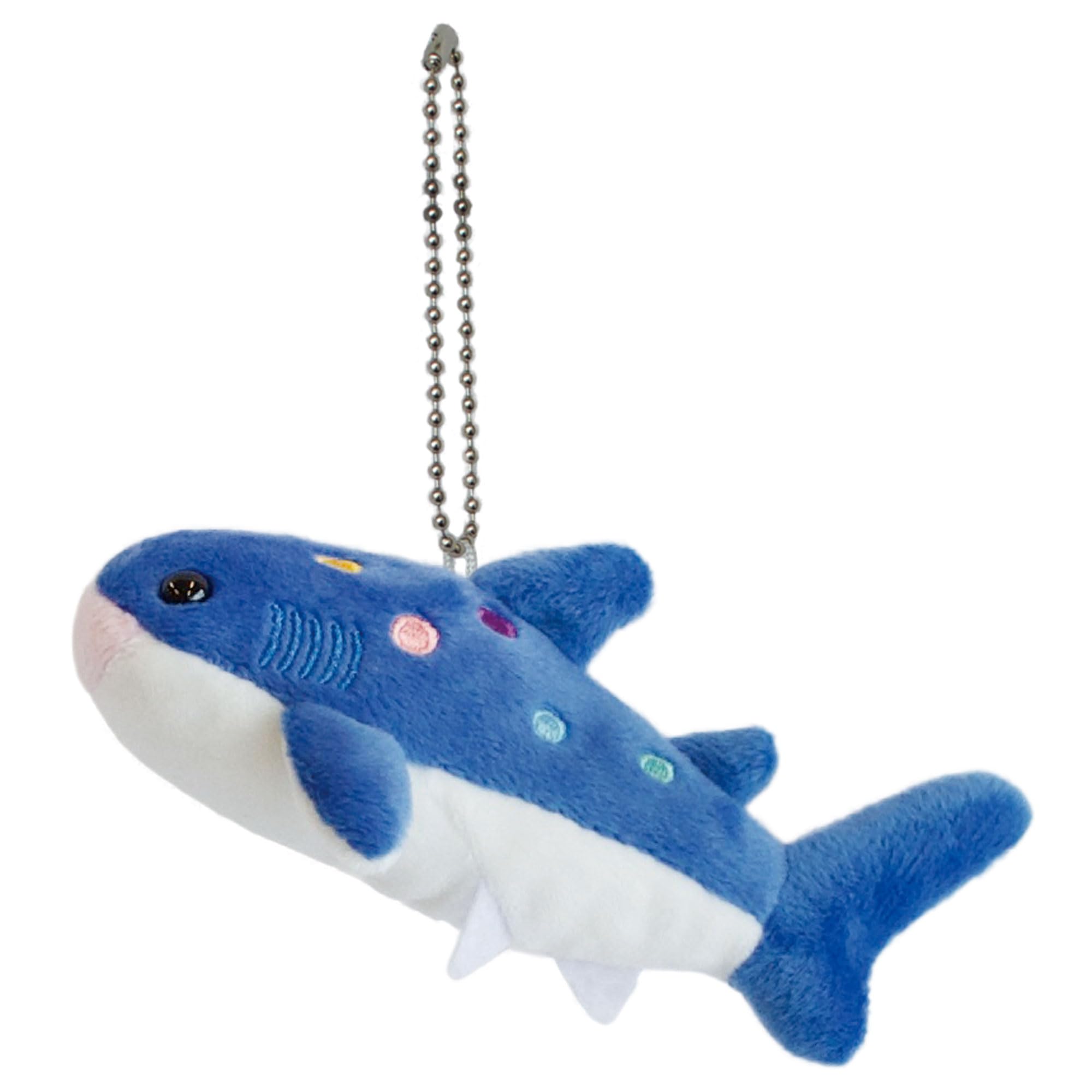 

Плюшевая игрушка Морской Друг Где угодно Брелок Китовая акула [Аква] синий
